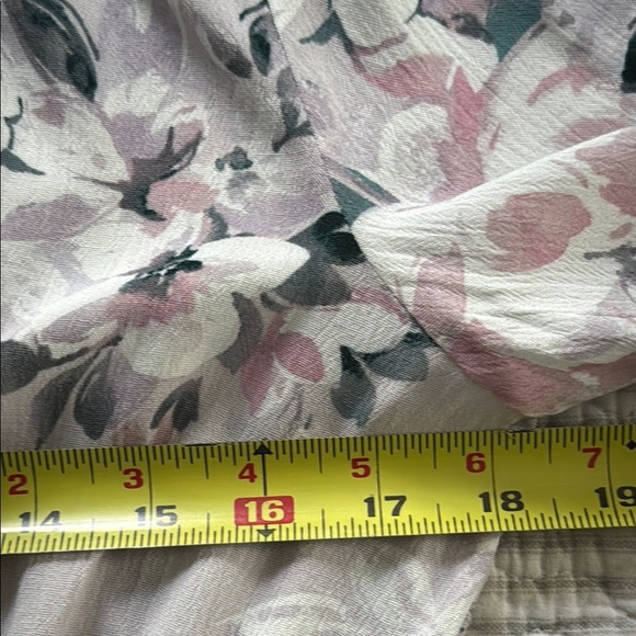 American Rag Cie Purple Blouse with Ruffled Details #475 - Picture 6 of 8